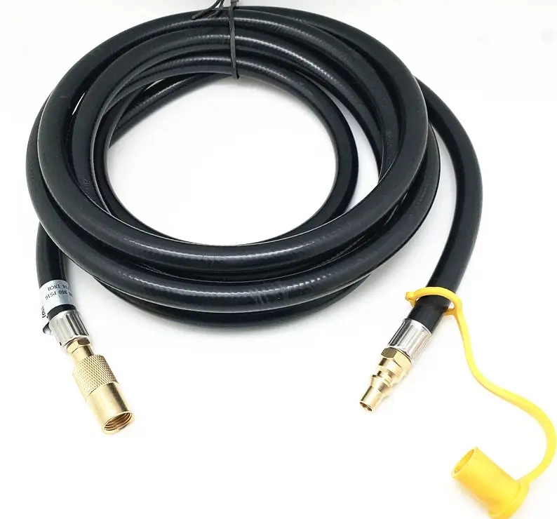 2. Lp Adapter Hose with 1 Lb. Propane Tank Gauge