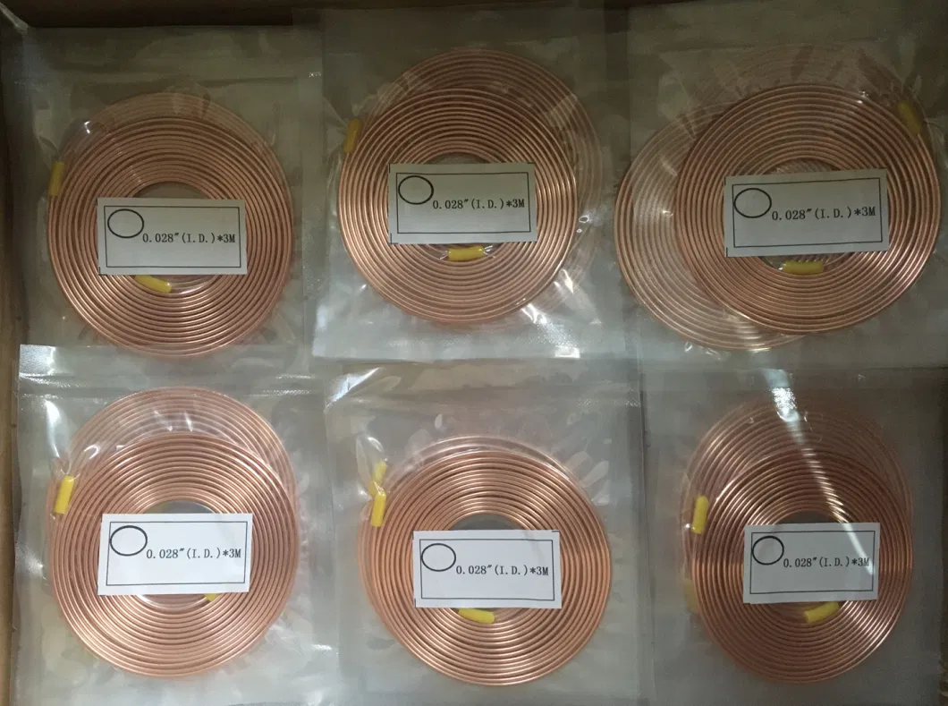 Copper Tube Capillary Copper for Air Conditioner