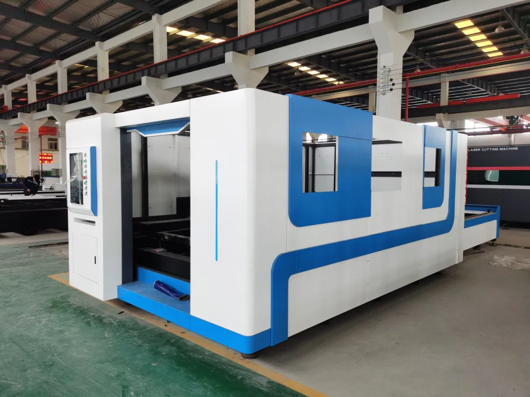 Metal Plate +Round/Square Tube Exchange Table Fiber Laser Cutting Machine for Steel Aluminum