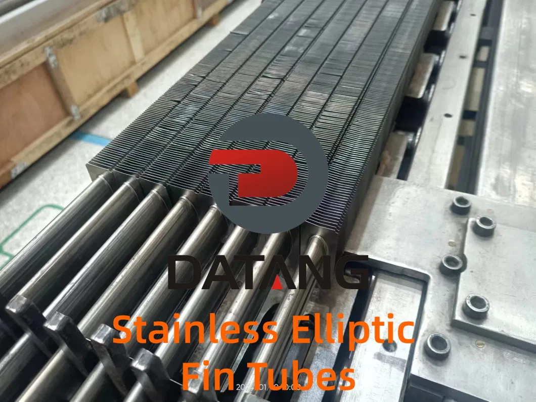 Brazing Elliptic/Elliptical/Oval Finned Tube with Rectangular Fins for Air Cooled Heat Exchanger