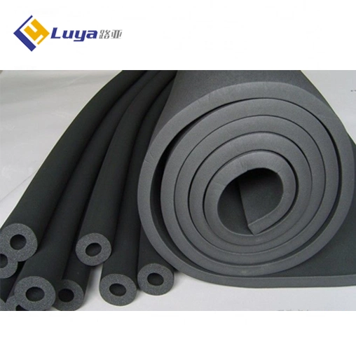 China Factory Price OEM Building Elastomeric NBR PVC Rubber Foam Pipe for Air Conditioning /Tube/ Cold Media Copper Pipe Insulation