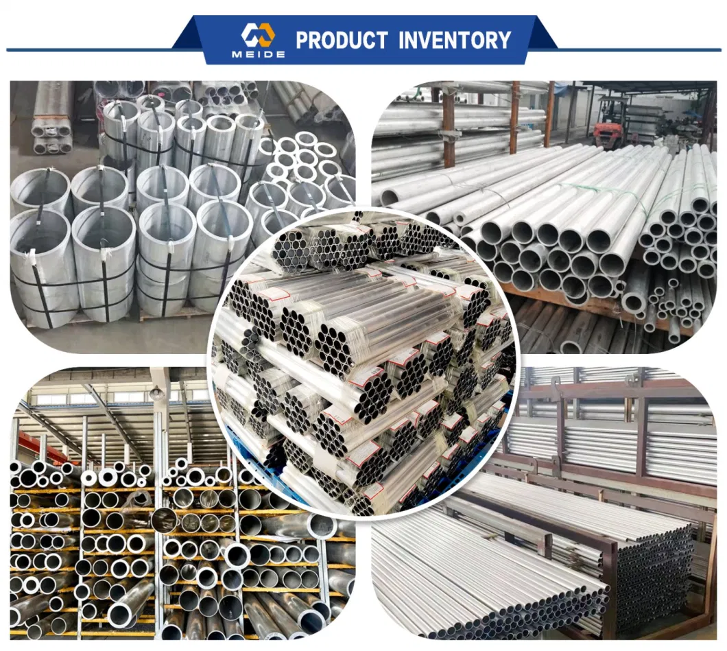 Custom Size Alloy 1145 1235 2618 3105 5754 5083 5056 6463 8011 7050 Welded Round/Square/Rectangular/Hexagonal/Oval Seamless Aluminum Tube