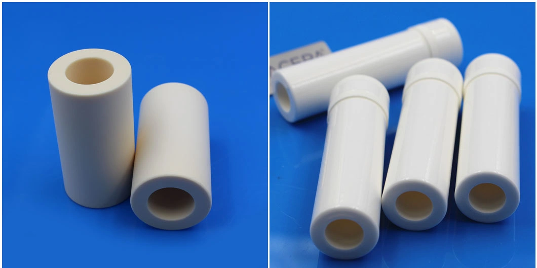 Refractory 95% 96% 99% Aluminum Oxide Al2O3 Alumina Ceramic Tube / Sleeve / Bush