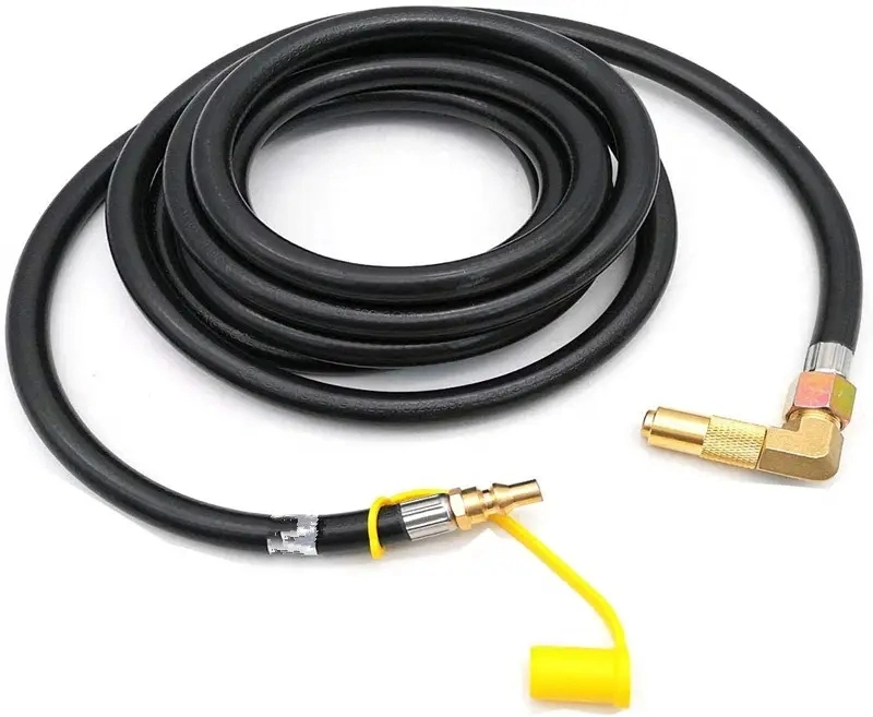 2. Lp Adapter Hose with 1 Lb. Propane Tank Gauge