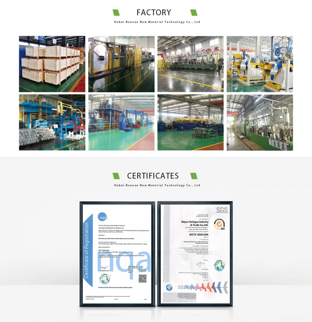 High Performance Welded Cold Drawn Coiled Tubing Inner Grooved Aluminum Tube