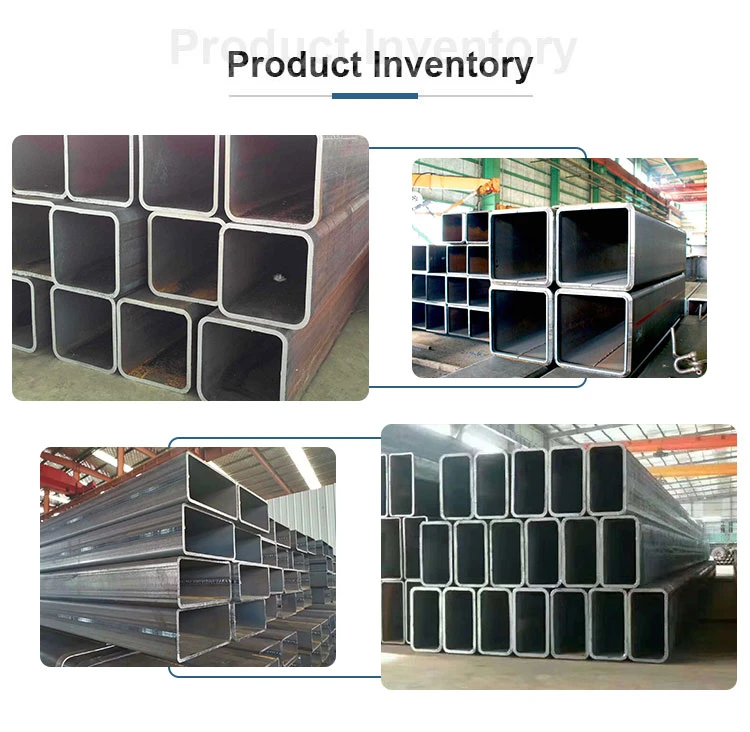 Seamless Welded Rectangular Tube Stainless Steel Square Pipe Galvanized Square Steel Pipe Ms Welded Q235 S235jr S355j0 400X200 300X150 200X100 Aluminium Profile