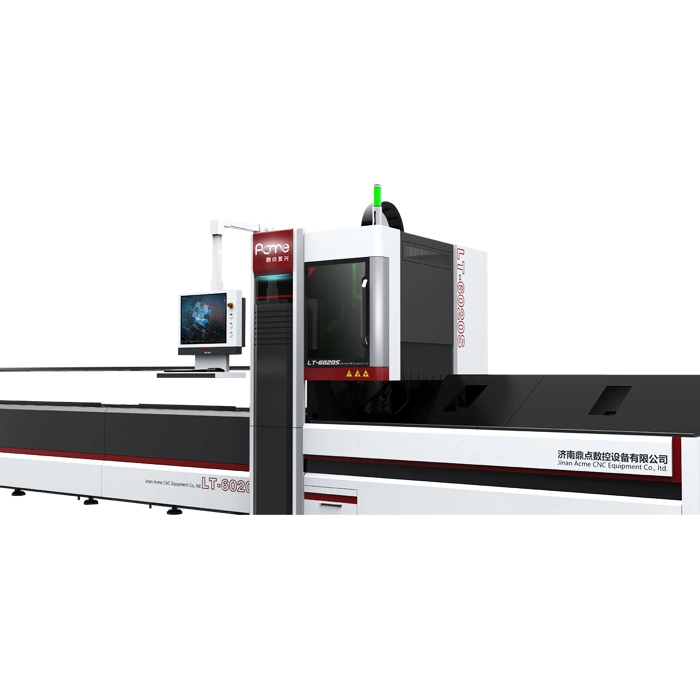 CNC Metal Pipe Tube Fiber Laser Cutting Machine Price for Stainless / Carbon / Mild Steel / Brass / Copper