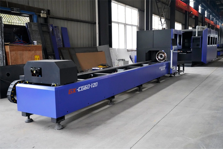 Gxu Iron Aluminum Copper Pipe Processing Fiber Laser Tube Cutting Machine for Sale