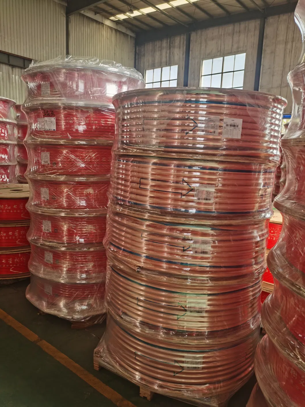 99.9% Copper Tube Water Pipe and Air Conditioner Coil Copper Pipe Diameter Insulated Air Conditioning Copper Use Bronze Cooper Thickness 0.3mm~20mm