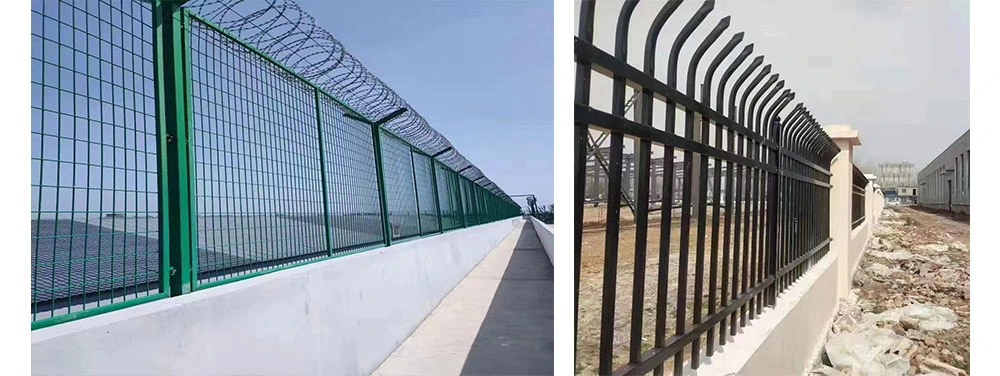 Zinc Coated Square Steel Tube Iron Aluminum Fence Panel Fence