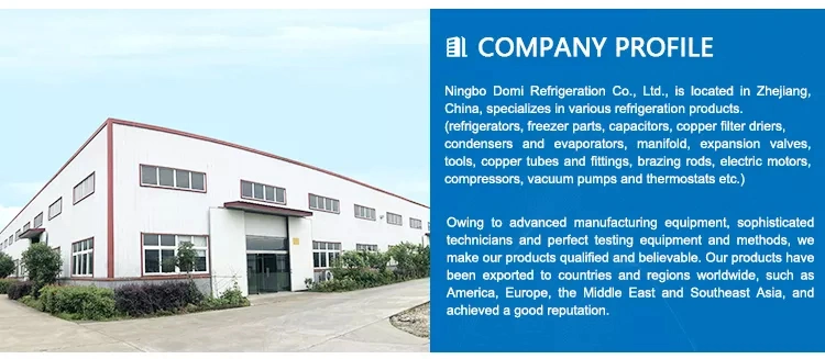 HVAC System Refrigeration Air Conditinoer Spare Parts Copper Tube with Fin Tube Condenser Heat Exchanger