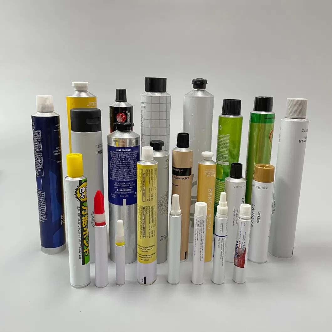 High Quality Construction Adhesive Aluminum Collapsable Tube with Nozzle