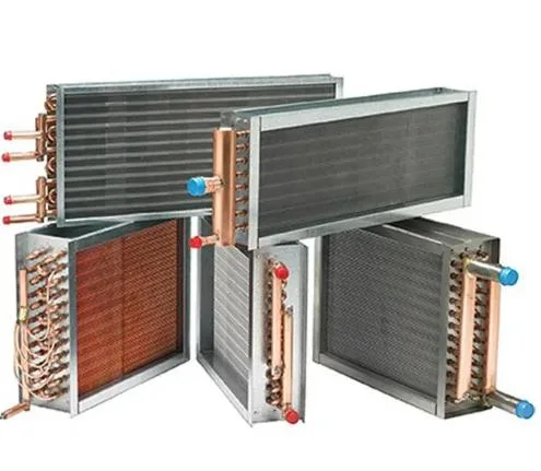 Air Conditioner Parts L Shape Copper Tube Aluminium Fin Evaporator