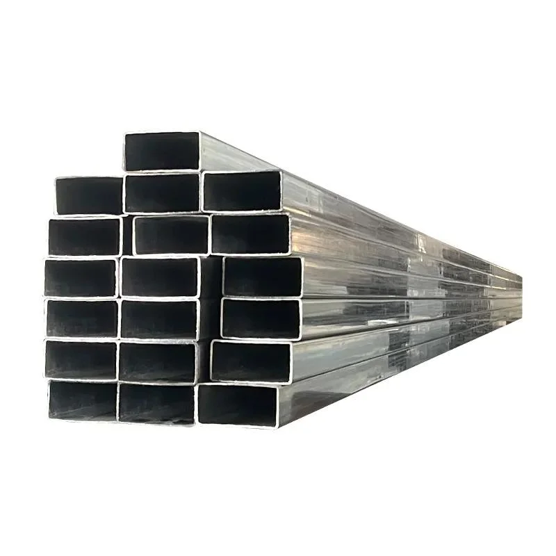 Q235B Galvanized Carbon Steel Square Rectangular Tube for Fence Construction