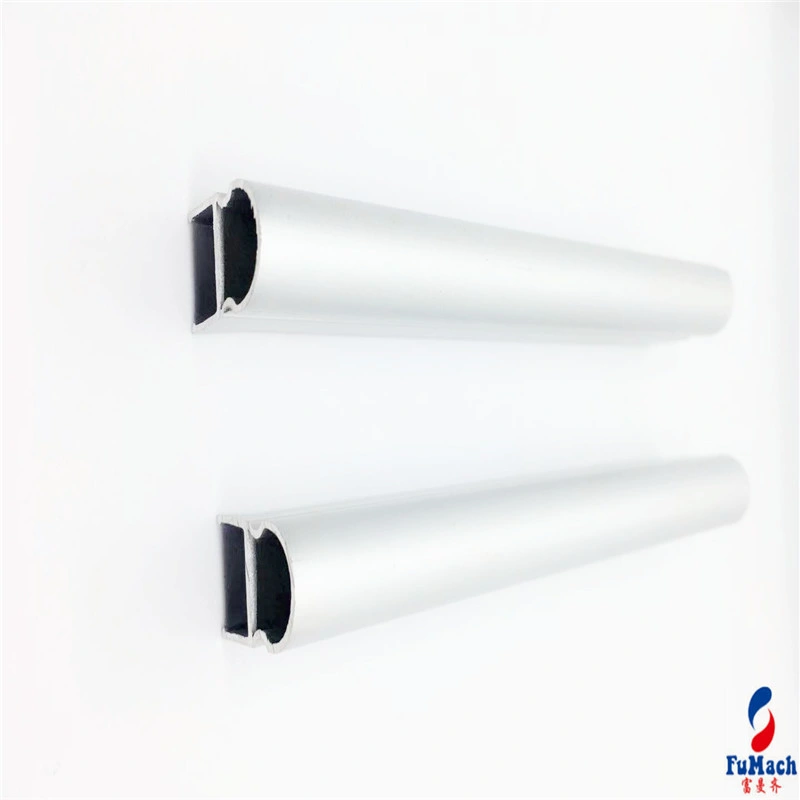 Round Tube OEM for Industry Silvery Anodized Aluminium Hollow Profile