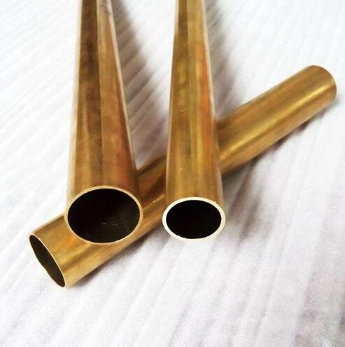 High Quality OEM Sizes Brass Pipes Small Hollow Pipe Polished Brass Tube