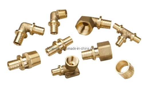 Solid Brass Pipe Fitting Male Female Elbow CNC Machining