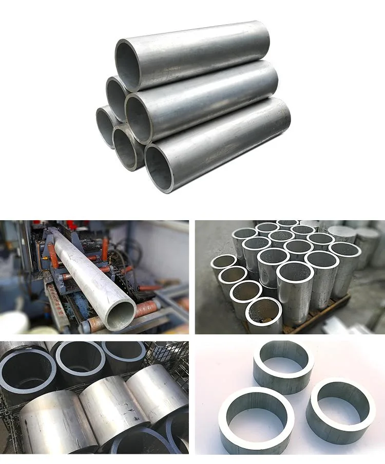 6063 6061 Stock Aluminum Alloy Hollow Tube Round Aluminum Pipe