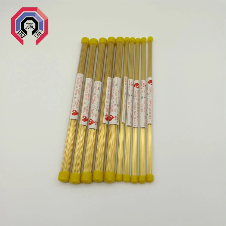 Single Hole EDM Brass Tubes Brass Electrode Tubes for Drilling Machine