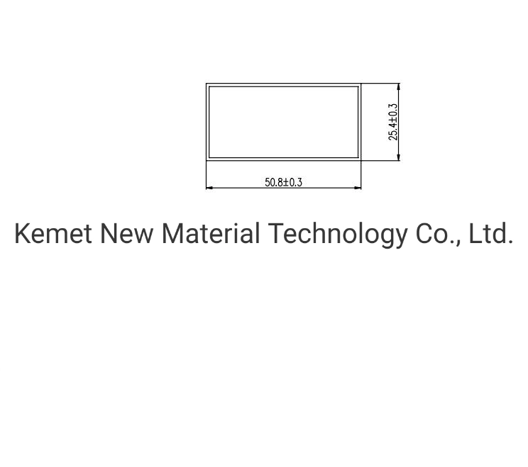 6063 7075 6061 25.4X50.8mm Aluminium Rectangular Tube for Mexico Chile Market Construction