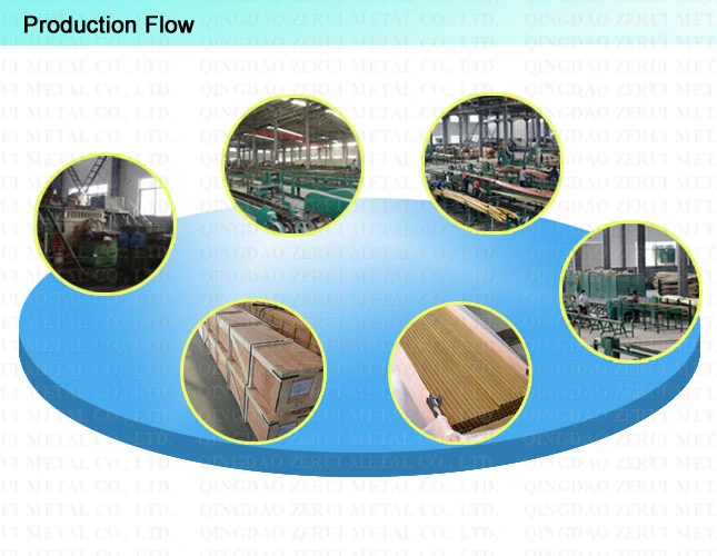 Hard Drawn Special Shaped Brass Tube for Decorative and Heat Exchanger