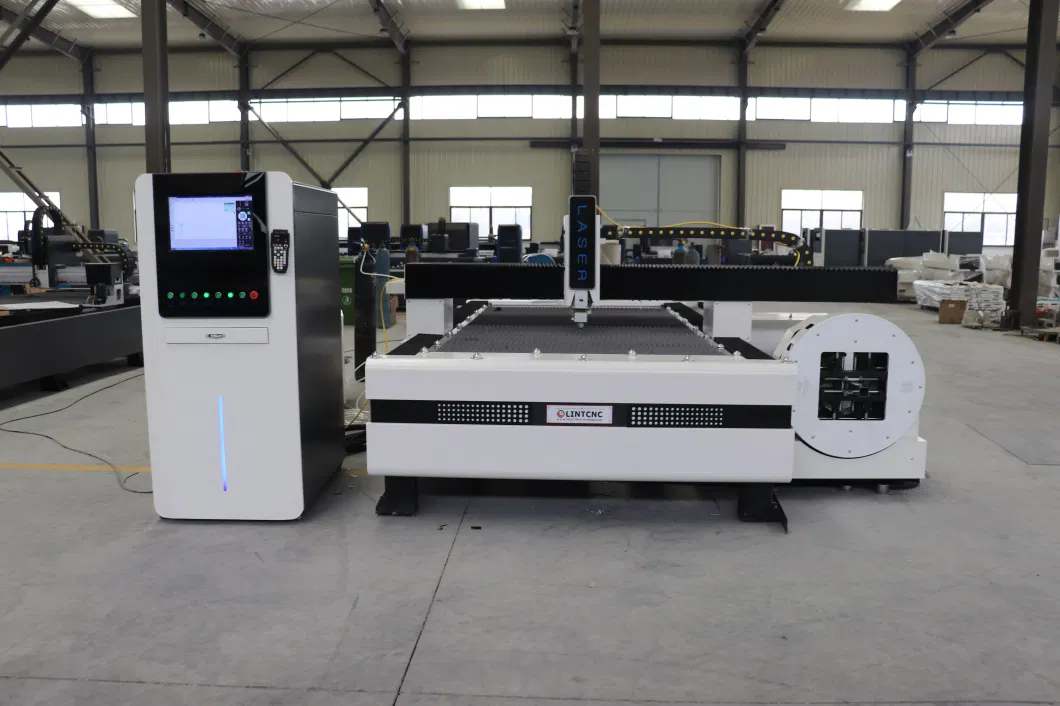 CNC Fiber Laser Cutter Metal Tube Pipe 1000W 1500W 2000W Ipg Max Raycus Laser Machine for Metal Sheet Stainless Steel Iron Brass Aluminum