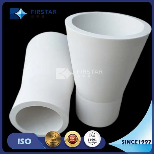 Alumina Pipeline Ceramic Ring Sleeves as Wear Resistant Industrial Ceramic Lining