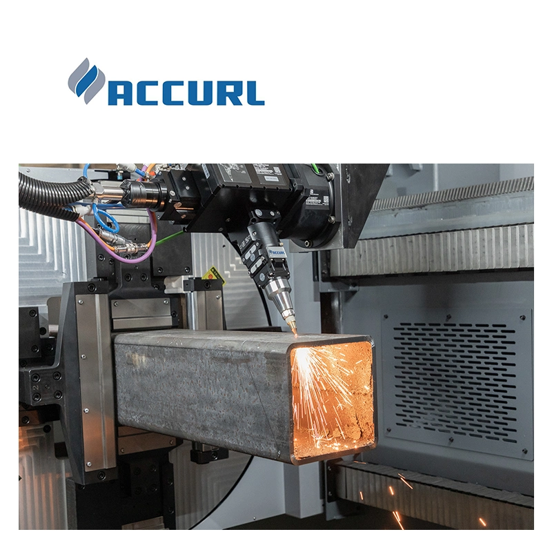 Accurl 10% Price off Economical 10000W Factory Direct Raycus Ipg Tubeline Laser Cutting on Tube / Metal Copper Cutter Pipe