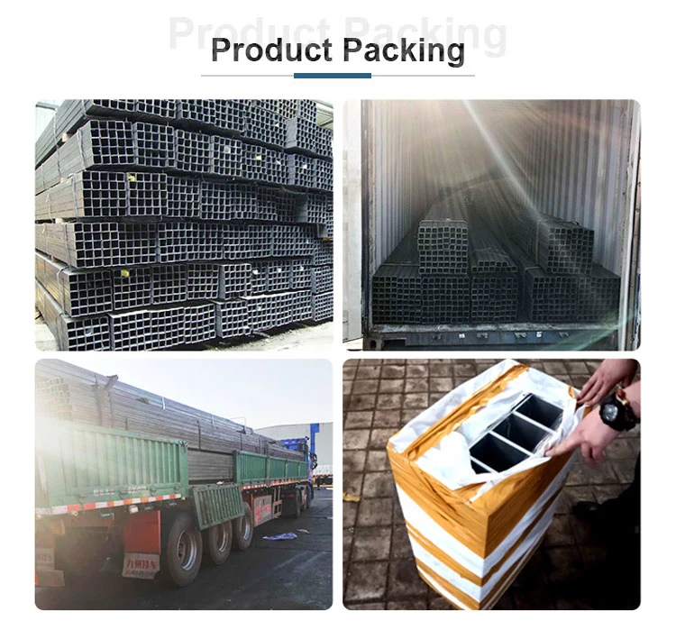 Seamless Welded Rectangular Tube Stainless Steel Square Pipe Galvanized Square Steel Pipe Ms Welded Q235 S235jr S355j0 400X200 300X150 200X100 Aluminium Profile