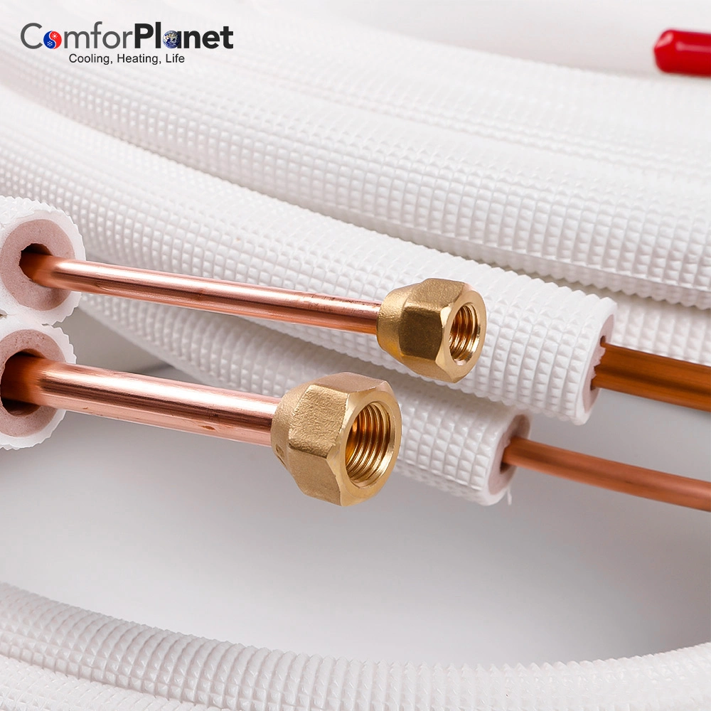 Factory Price Refrigeration Parts Copper Coils Coppe Pipe Tube PE Insulated Copper Tube for Air Conditioning