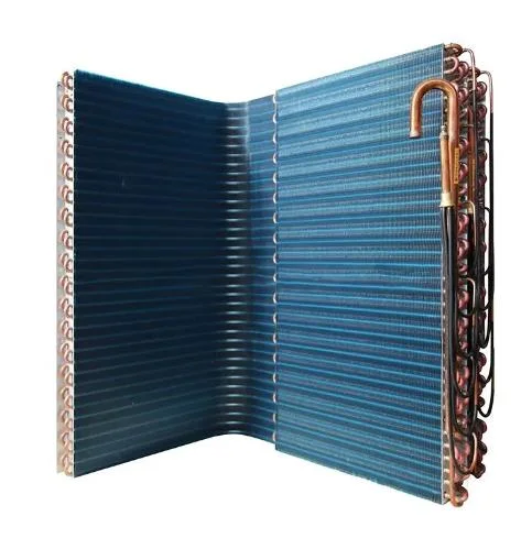 Air Conditioner Parts L Shape Copper Tube Aluminium Fin Evaporator