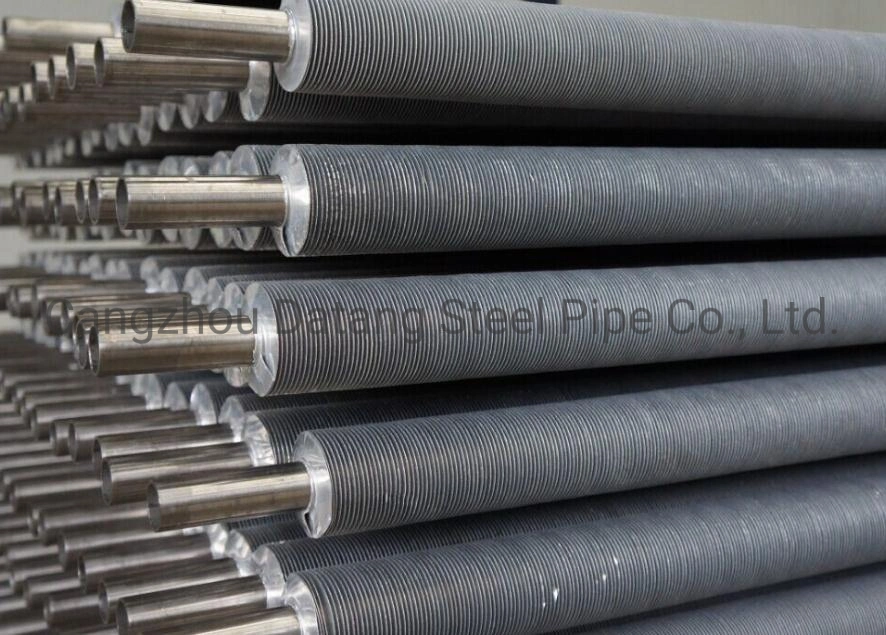 Cold Drawn L Type Aluminum A1060 Bimetal Low Carbon Steel Heat Finned Pipes Fin Tubes