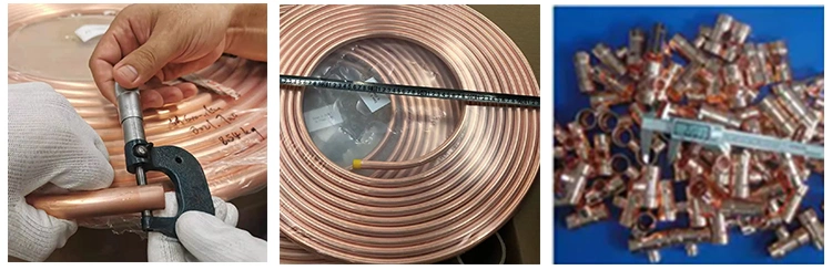 C12000 C2400 Copper Pipe Thickness Wall Seamless Length 3m 4.8m 5.8m 6m 99.99% Pure Copper Tube