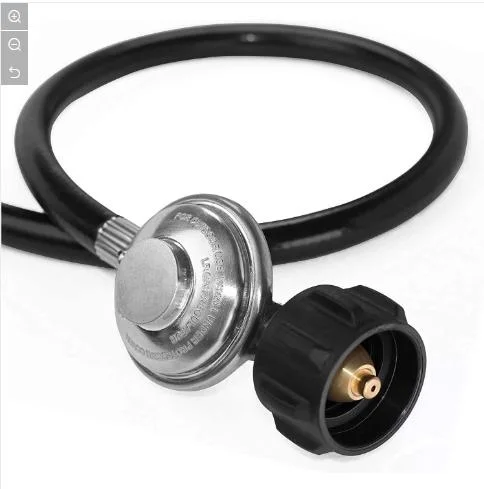 2. Lp Adapter Hose with 1 Lb. Propane Tank Gauge