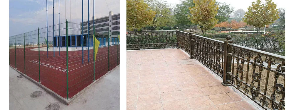 Zinc Coated Square Steel Tube Iron Aluminum Fence Panel Fence