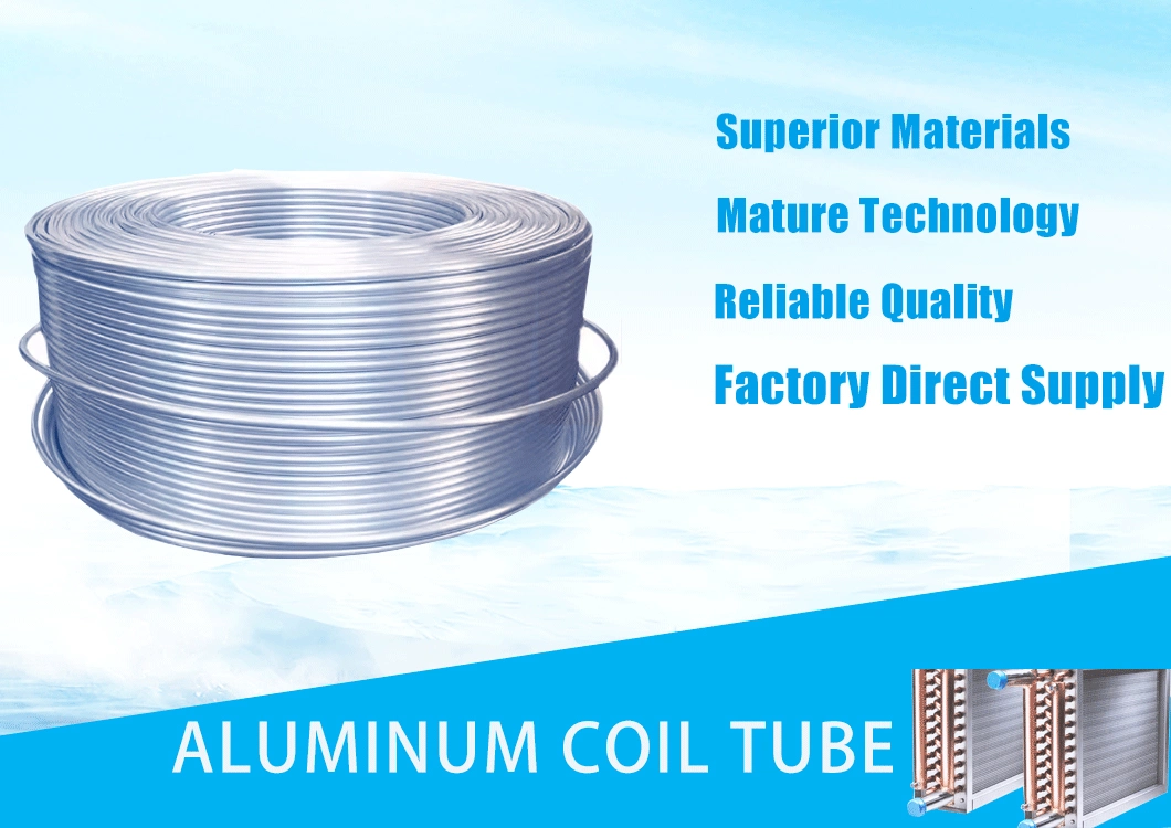 Aluminum Coil Pipe Tube Duct Hollow Fistula Air-Conditioner Refrigerator Heat Dissipation Conduction