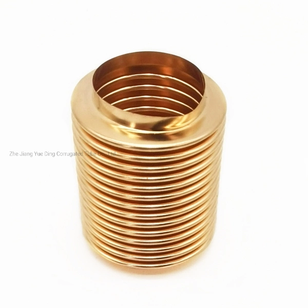 Brass Bellows Copper Copper Durable Round Bellows Pipe Fitting