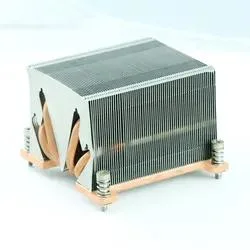 CPU Heat Sink Buckle Fins Copper Tube Industrial Server Cooling Group