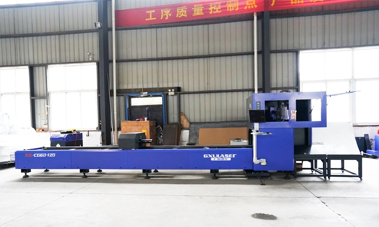 Gxu Iron Aluminum Copper Pipe Processing Fiber Laser Tube Cutting Machine for Sale