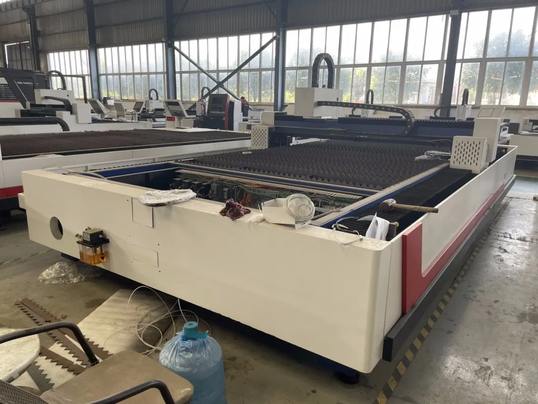 EXW China Factor 3015 1kw 2kw 3kw 4kw 6kw 8kw 12kw Mild Stainless Steel Aluminum Copper CNC Sheet Metal or Tube Pipe Automatic Fiber Laser Laser Cutting Machine