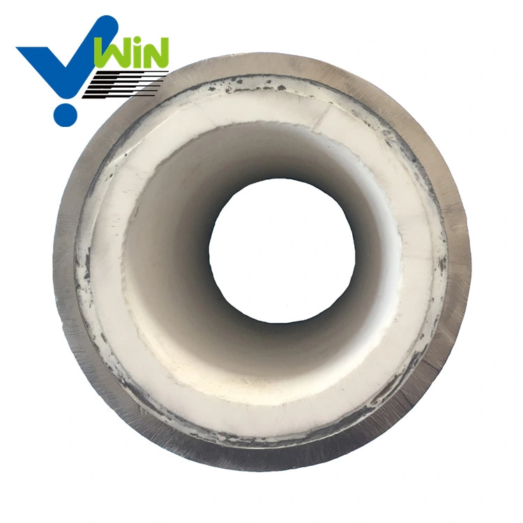 Zibo Win-Ceramic Ceramics Manufacturer 95% High Aluminum Lined Ceramic Pipe Elbow Lining Ceramic Pipe