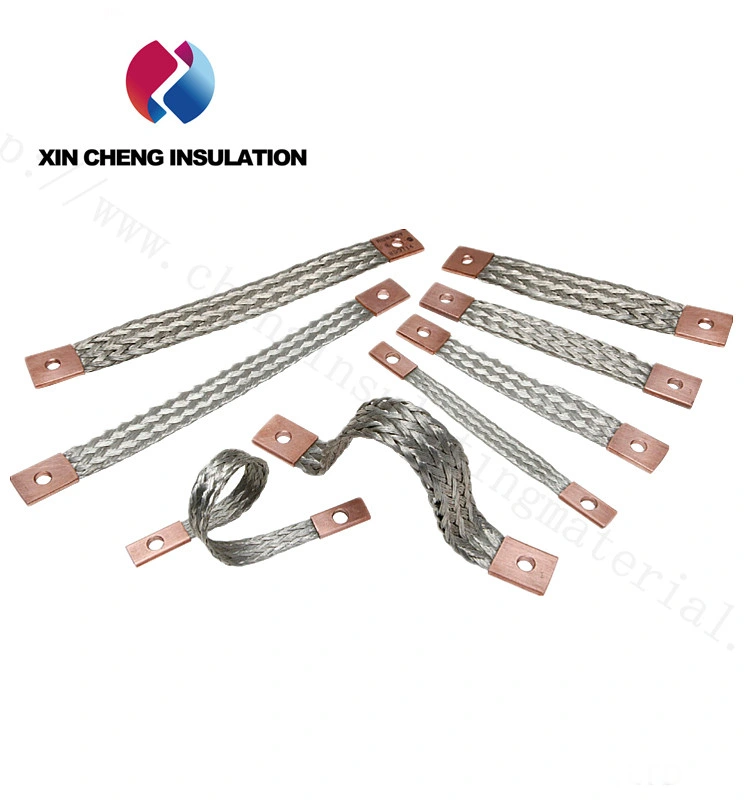 Flexible Tinned Copper Braided Earth Strap for Solar Power