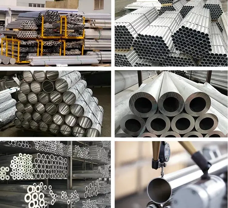 Best Selling Top Quliaty Aluminum Square Round Rectangular Pipe Extruded Alloy Metal Tube 6061 6082 Large Diameter 7075 5052 T6 Seamless/Welded Aluminum Pipe