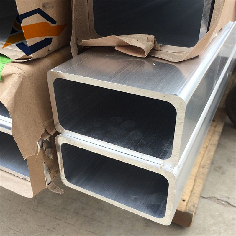 Best Selling Top Quliaty Aluminum Square Round Rectangular Pipe Extruded Alloy Metal Tube 6061 6082 Large Diameter 7075 5052 T6 Seamless/Welded Aluminum Pipe