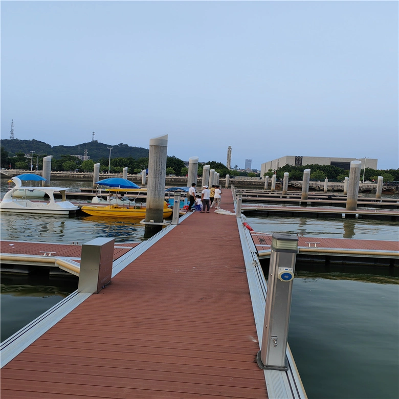 Floating Marina LLDPE Floating Jetty Steel Pontoon Floats