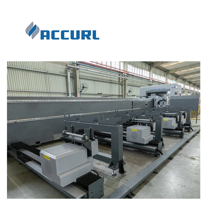 Accurl 10% Price off Economical 10000W Factory Direct Raycus Ipg Tubeline Laser Cutting on Tube / Metal Copper Cutter Pipe