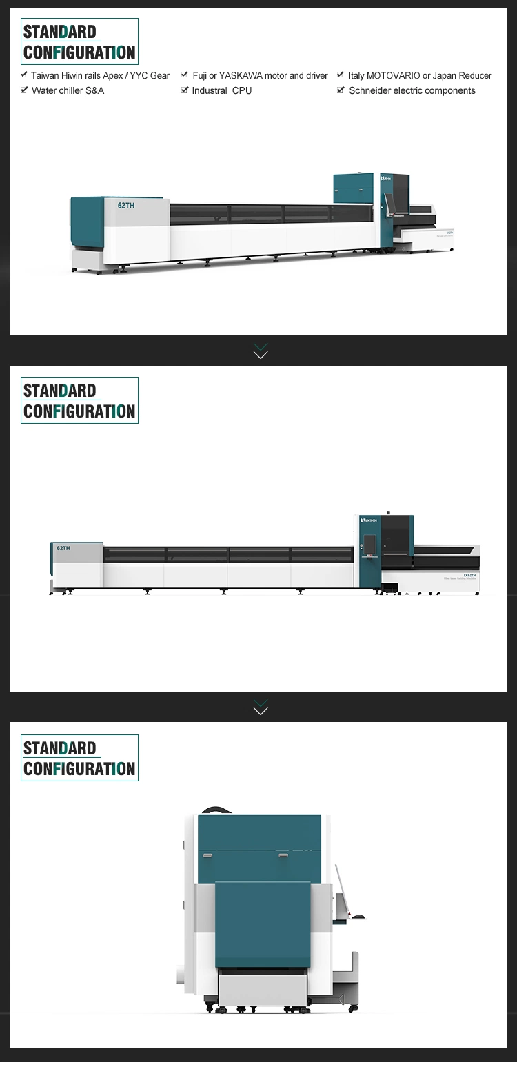 7% Price off Economical Lxf6020 1000W Factory Direct Raycus Ipg 1000W Laser Cutting on Tube / Metal Copper Cutter Pipe