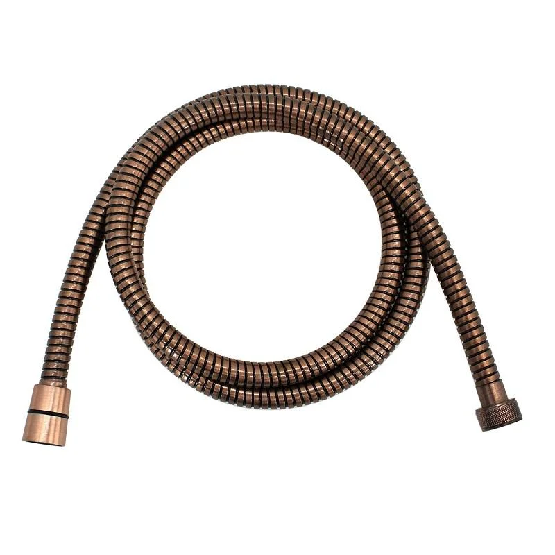 Expandable Flexible Double-Lock Bronze Stainless Steel Bathroom Shower Tube