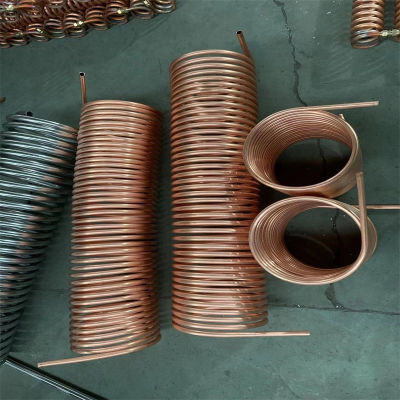 Spiral Coil Pipe/ Steel Spiral Bare Coil Tube /Copper Coil Spiral Pipe