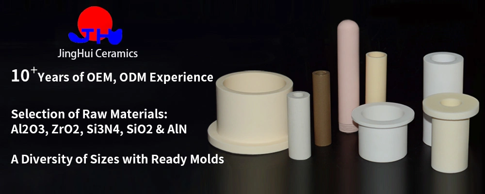 High Purity Corundum Machinable Alumina Ceramic Sleeve Tube